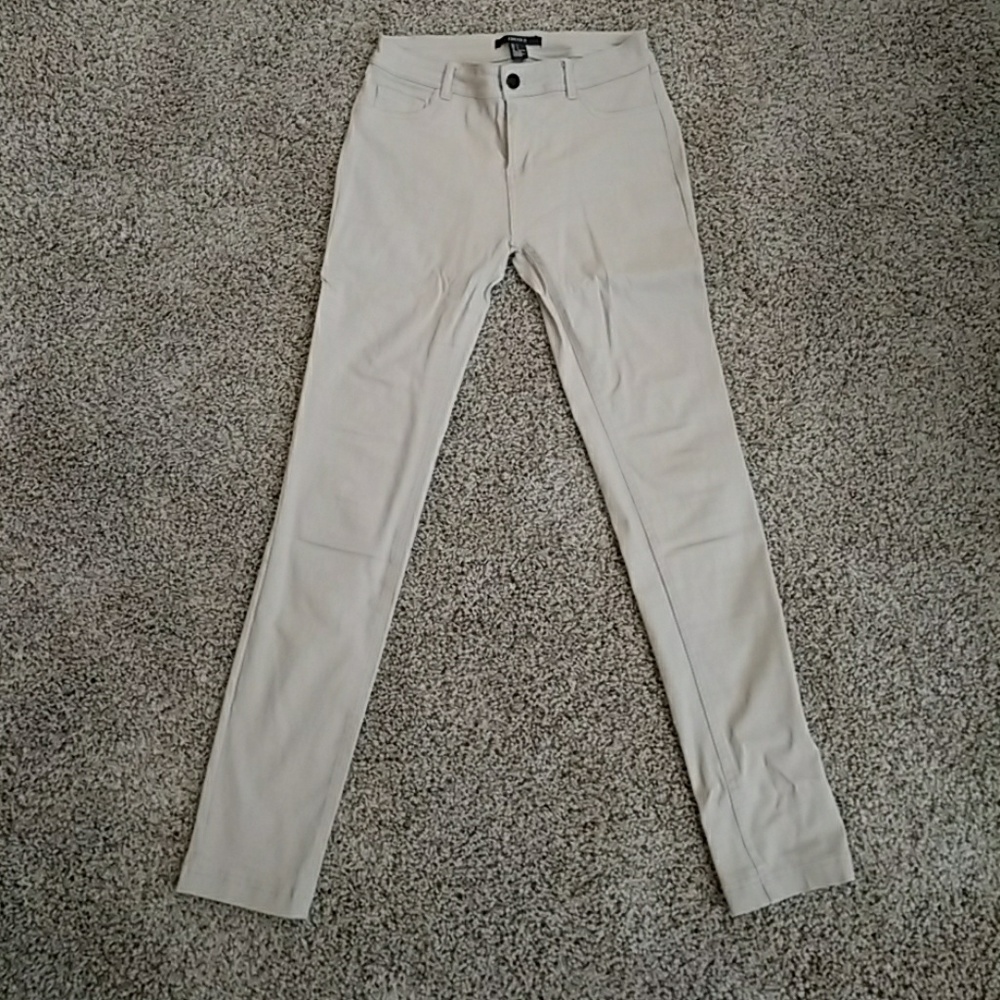 Forever 21 Tan Skinnies